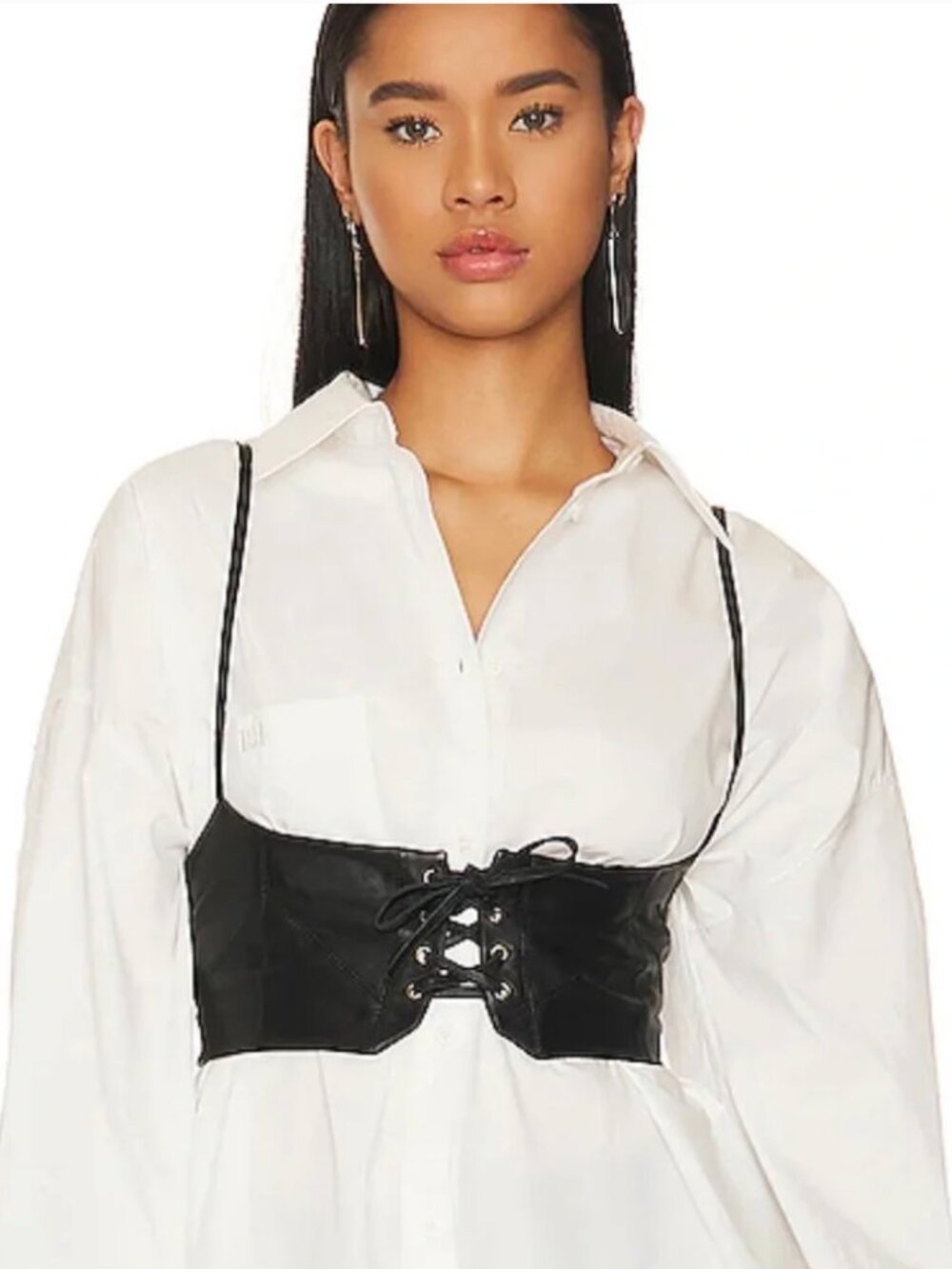 Free People Hastings Corset Belt (Genuine Leather) - Picture 3 of 10